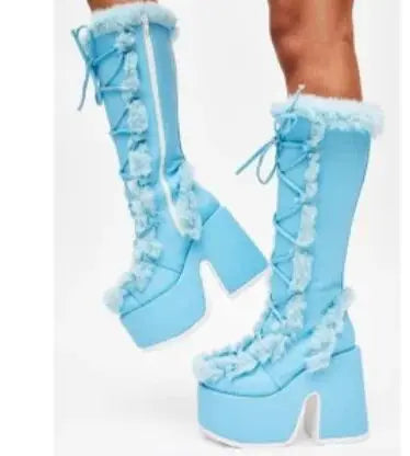 Botas De Invierno Con Cuña y Diseño De Cobertura Interior Para Mujer | Ideal Para Clima Frío