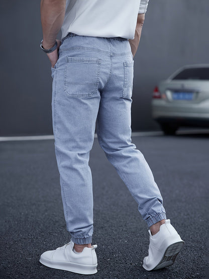 Pantalón Cargo con Cintura Elástica y Tobillos Ajustados para Hombre | Ideal para Uso Diario e Informal