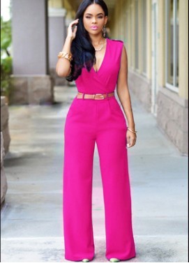 Mono De Corte Recto Con Pantalón Largo Para Mujer | Ideal Para Uso Diario Y Oficina