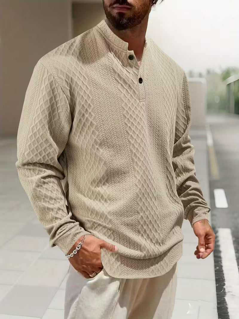 Jersey Con Motivo Geométrico Y Corte Relajado Para Hombre | Ideal Para Uso Diario