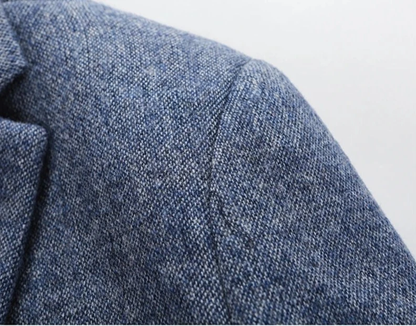 Blazer Gris Con Corte Estructurado Para Hombre | Ideal Para Actividades Profesionales Y Eventos Formales