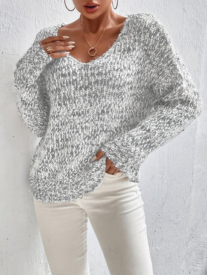 Jersey De Manga Larga De Corte Amplio Para Mujer | Ideal Para Uso Diario Y Superposición