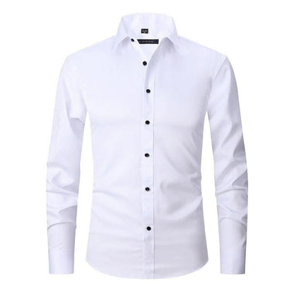 Camisa de Corte Versátil con Finition sin Pliegues para Hombre | Ideal para Uso Diario y Todas las Temporadas
