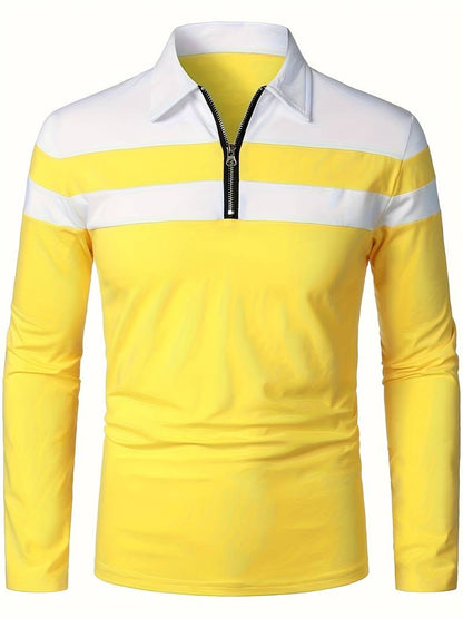 Polo de Hombre con Cremallera Frontal para Uso Diario | Ideal para Contextos Informales y Semi-Formales