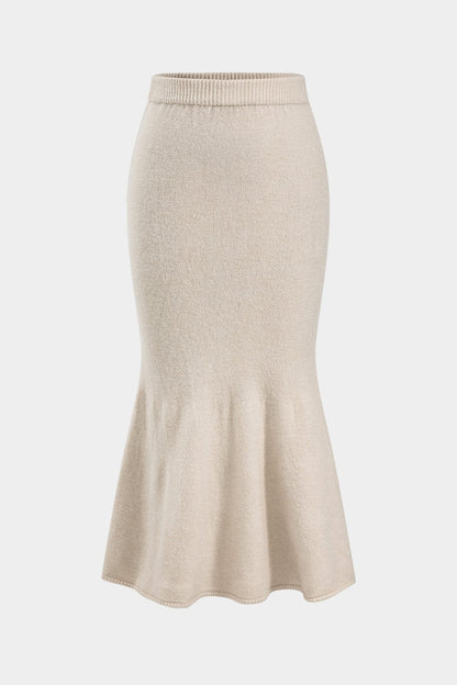 Conjunto De Tres Piezas Con Top Sin Mangas, Falda Y Cárdigan Para Mujer | Ideal Para Uso Diario