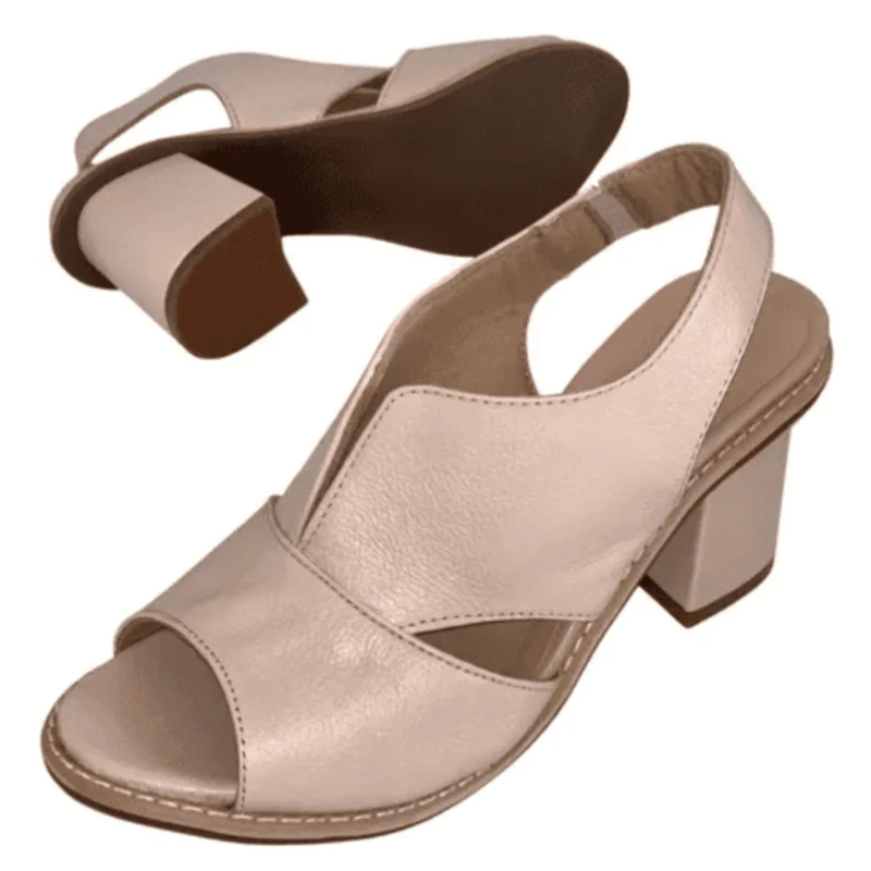 Sandalias De Talón Abierto Con Correa Trasera Para Mujer | Ideales Para Uso Diario Y Temporadas Cálidas