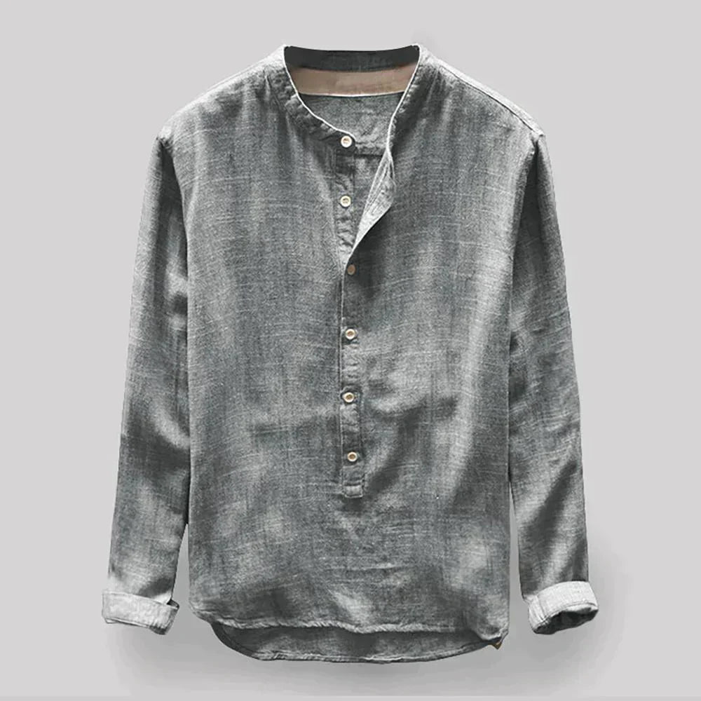 Camisa de Manga Larga de Corte Regular para Hombres | Ideal para Uso Diario y Formal