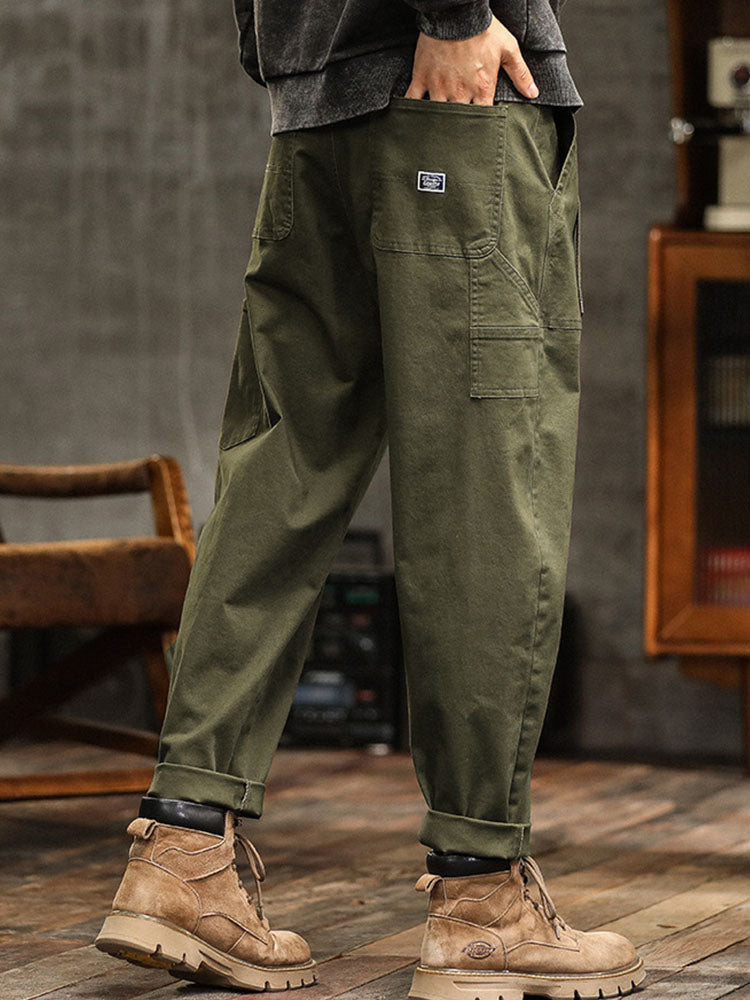 Pantalón Cargo con Cintura Ajustable para Hombre | Ideal para Uso Diario y Ocio