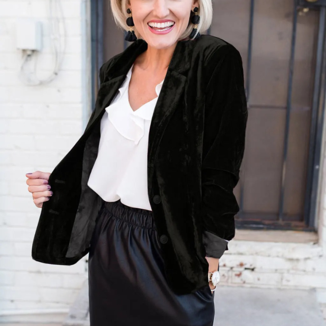 Blazer con Corte Ligeramente Entallado para Mujer | Ideal para Uso Diario y Profesional