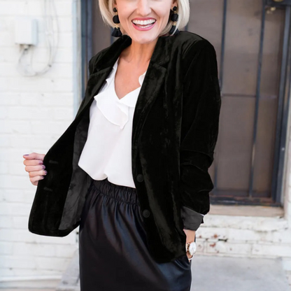 Blazer con Corte Ligeramente Entallado para Mujer | Ideal para Uso Diario y Profesional