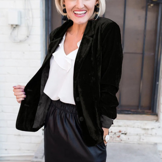 Blazer con Corte Ligeramente Entallado para Mujer | Ideal para Uso Diario y Profesional