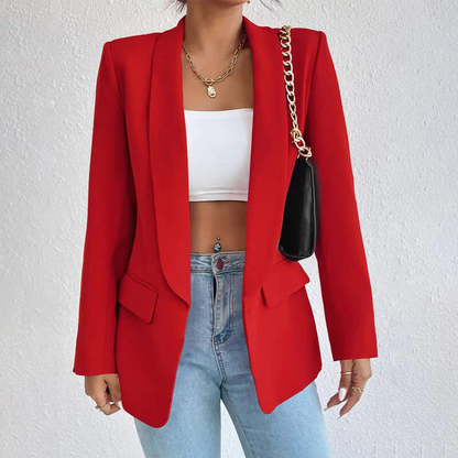 Chaqueta con Corte Entallado y Estructurado para Mujer | Ideal para Uso Profesional y Diario