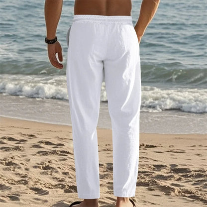 Pantalón Para Hombre Con Corte Recto Y Cintura Ajustable | Ideal Para Uso Diario Y Contextos Informales
