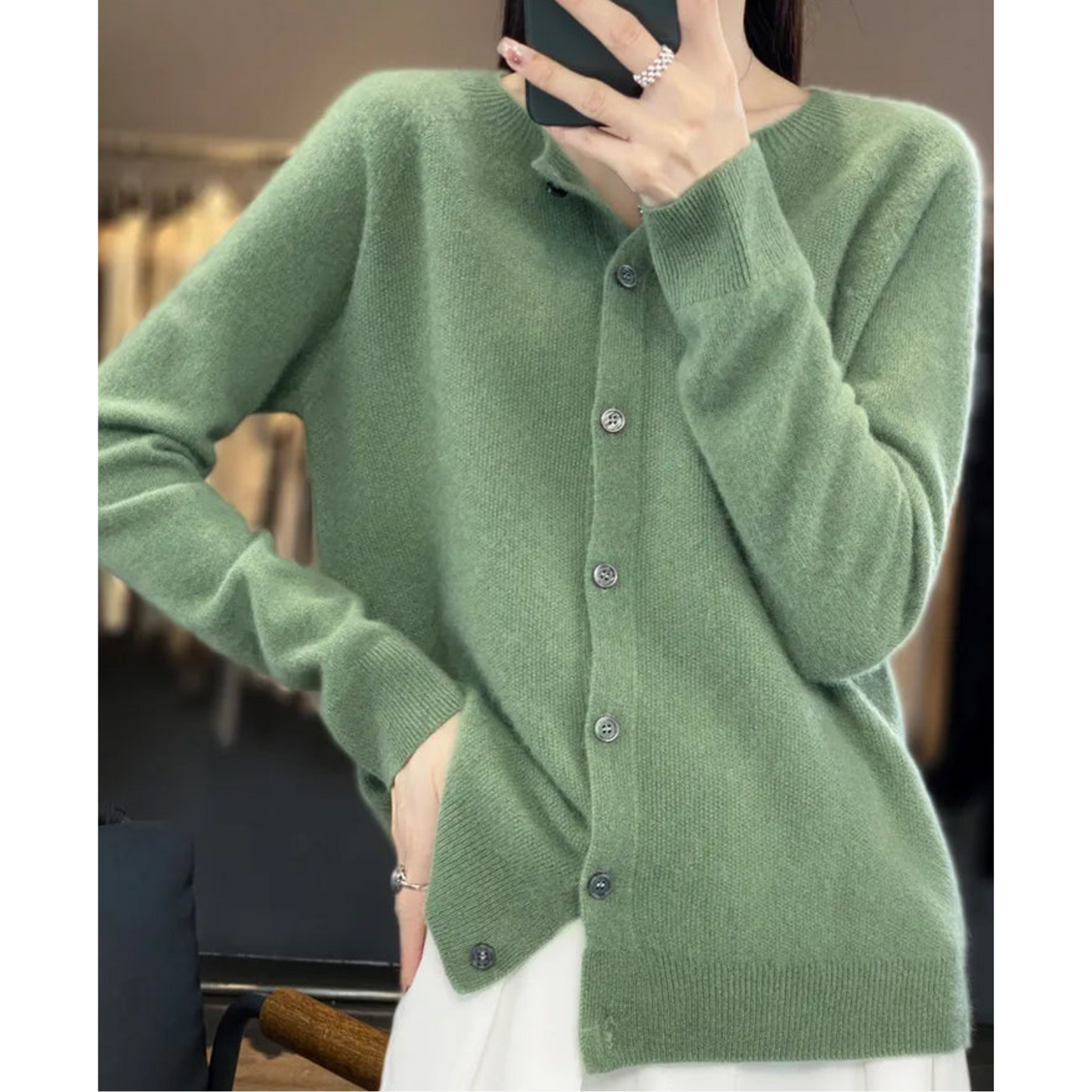 Jersey Con Corte Clásico Y Mangas Largas Para Mujer | Ideal Para Uso Diario