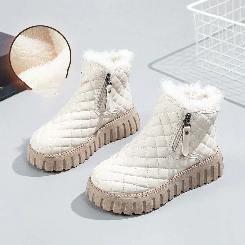Botas de Invierno con Cremallera Lateral para Mujer | Ideal para Invierno
