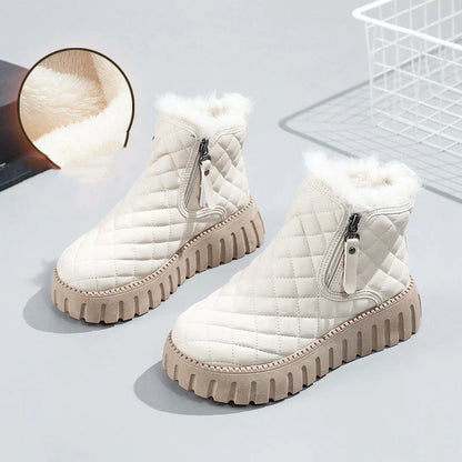 Botas de Invierno con Cremallera Lateral para Mujer | Ideal para Invierno