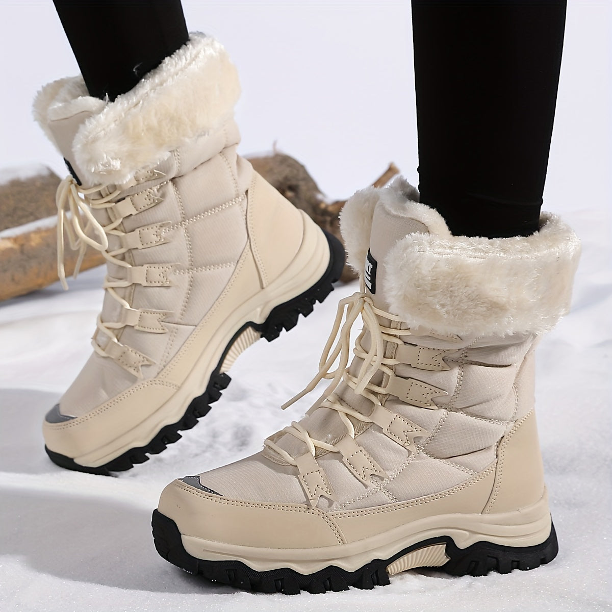 Botas De Invierno Con Diseño A La Altura Del Tobillo Para Mujer | Ideal Para Invierno