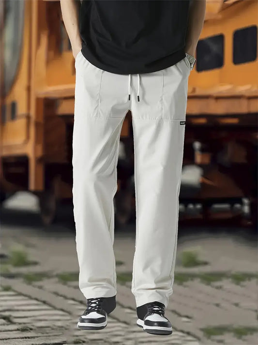 Pantalón Para Hombre Con Corte Holgado Y Cintura Ajustable | Ideal Para Uso Diario Y Actividades Informales
