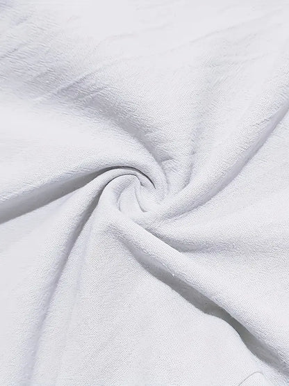 Pantalón Casual de Corte Amplio con Cintura Elástica y Cordón para Hombre | Ideal para Uso Diario