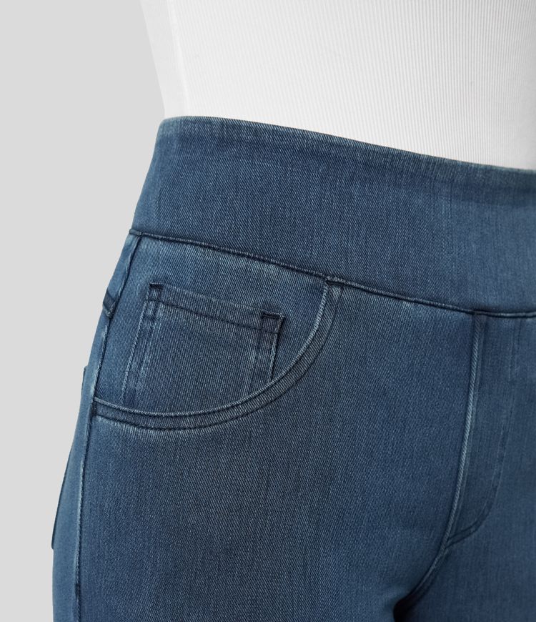 Pantalón de Talle Alto con Corte Elástico para Mujer | Ideal para Uso Diario y Profesional