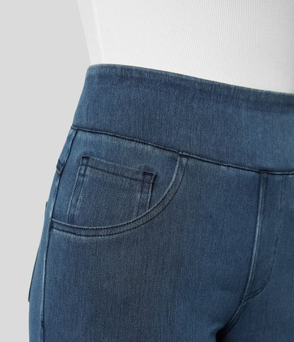 Pantalón de Talle Alto con Corte Elástico para Mujer | Ideal para Uso Diario y Profesional