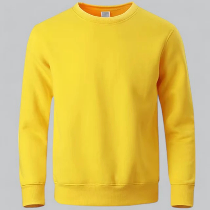 Sudadera de Cuello Redondo con Corte Recto para Hombre | Ideal para Uso Diario