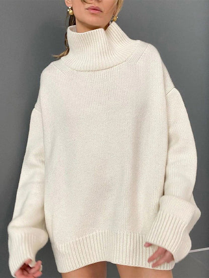 Jersey Con Corte Regular Y Diseño Básico Para Mujer | Ideal Para Otoño E Invierno