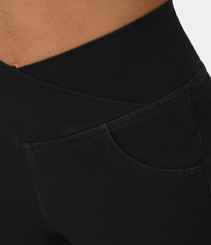 Pantalón Flare Con Cintura Alta Para Mujer | Ideal Para Uso Diario