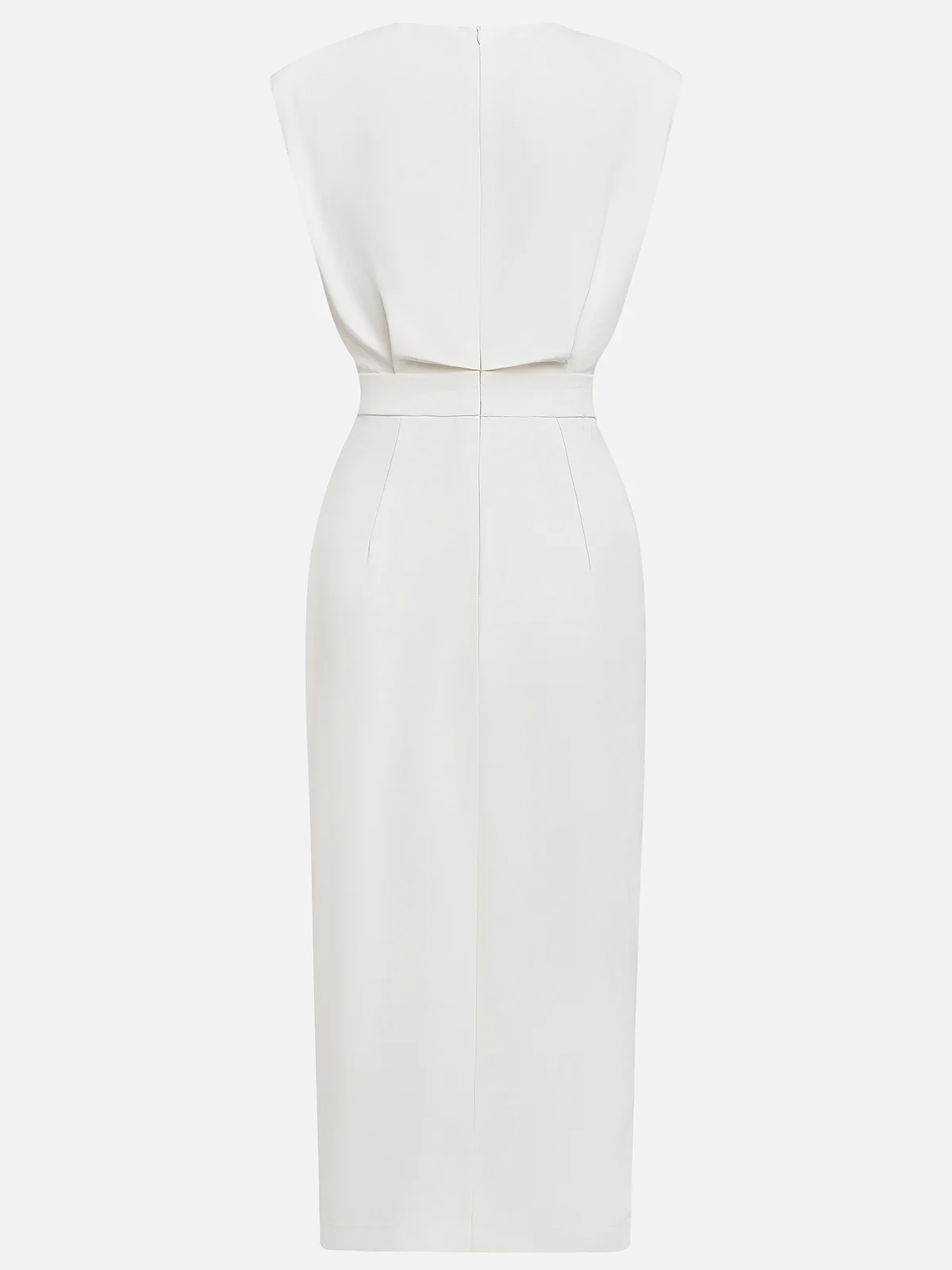 Vestido Midi Sin Mangas Con Botones Frontales Para Mujer | Ideal Para Uso Diario Y Ocasiones