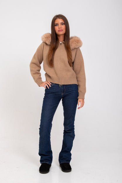 Chaqueta Ajustada con Capucha para Mujer | Ideal para Uso Diario