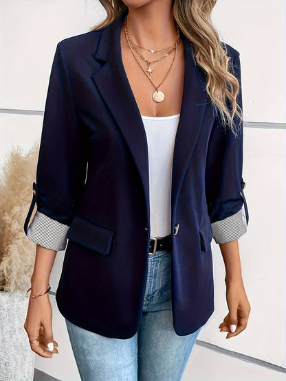 Blazer Estructurado De Doble Botonadura Para Mujer | Ideal Para Oficina Y Uso Diario