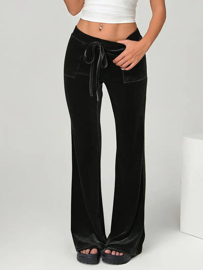 Pantalón De Talle Alto Con Corte Evasado Para Mujer | Ideal Para Oficina O Uso Diario