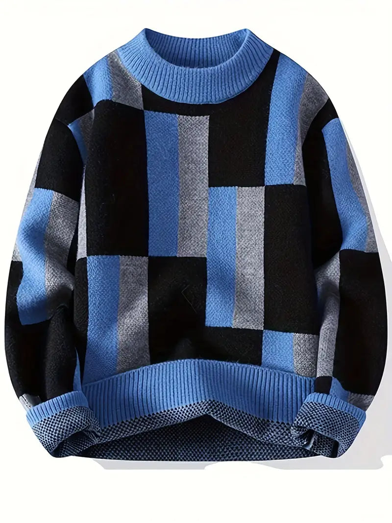 Jersey Con Motivo Geométrico Y Corte Relajado Para Hombre | Ideal Para Uso Diario
