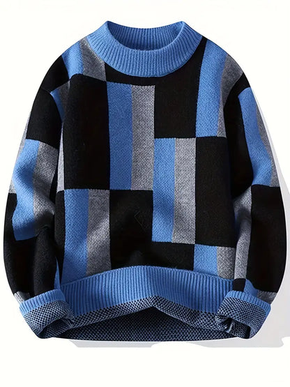 Jersey Con Motivo Geométrico Y Corte Relajado Para Hombre | Ideal Para Uso Diario