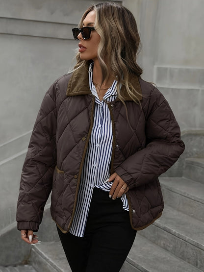 Chaqueta de Temporada Media para Mujer con Corte Ajustado y Longitud Intermedia | Uso Diario