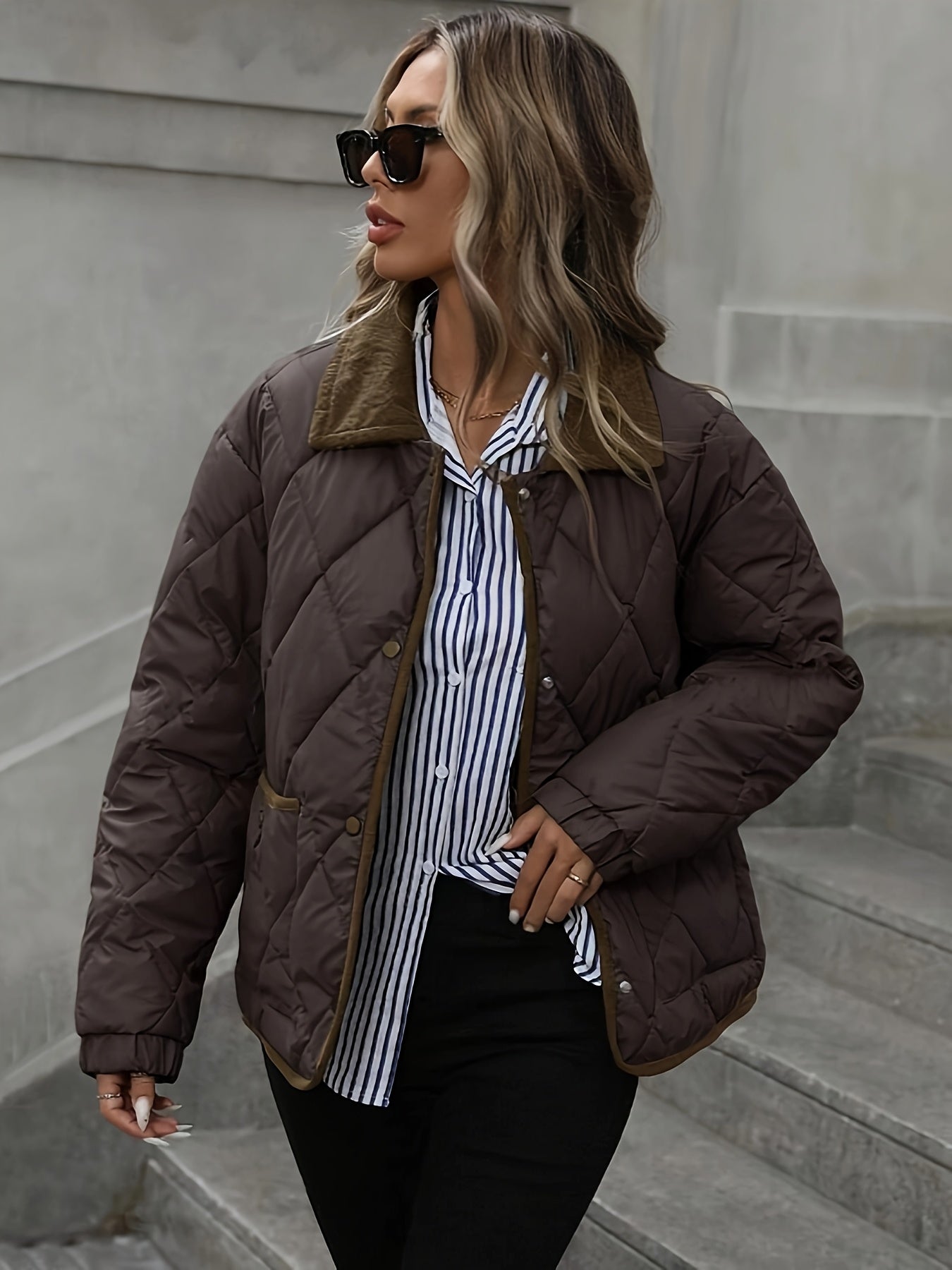 Chaqueta De Entretiempo Con Longitud Media Para Mujer | Ideal Para Temporadas De Transición