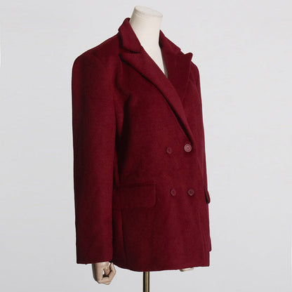 Blazer con Cinturón, Hombros Estructurados y Mangas Largas para Mujer | Uso Profesional o Diario