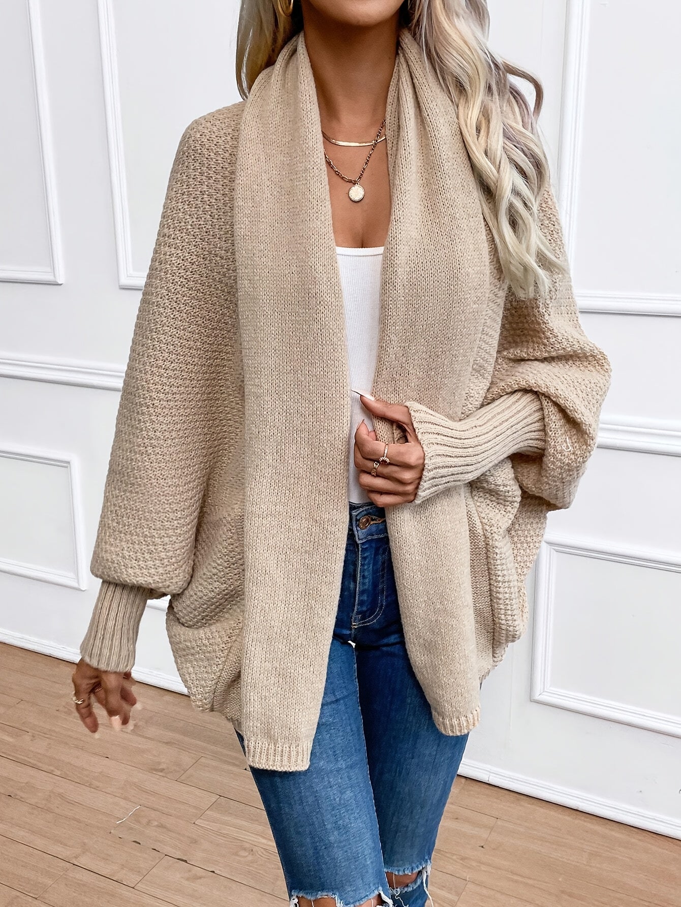Gilet con Cierre Frontal y Cuello Redondo para Mujer | Ideal para Otoño e Invierno