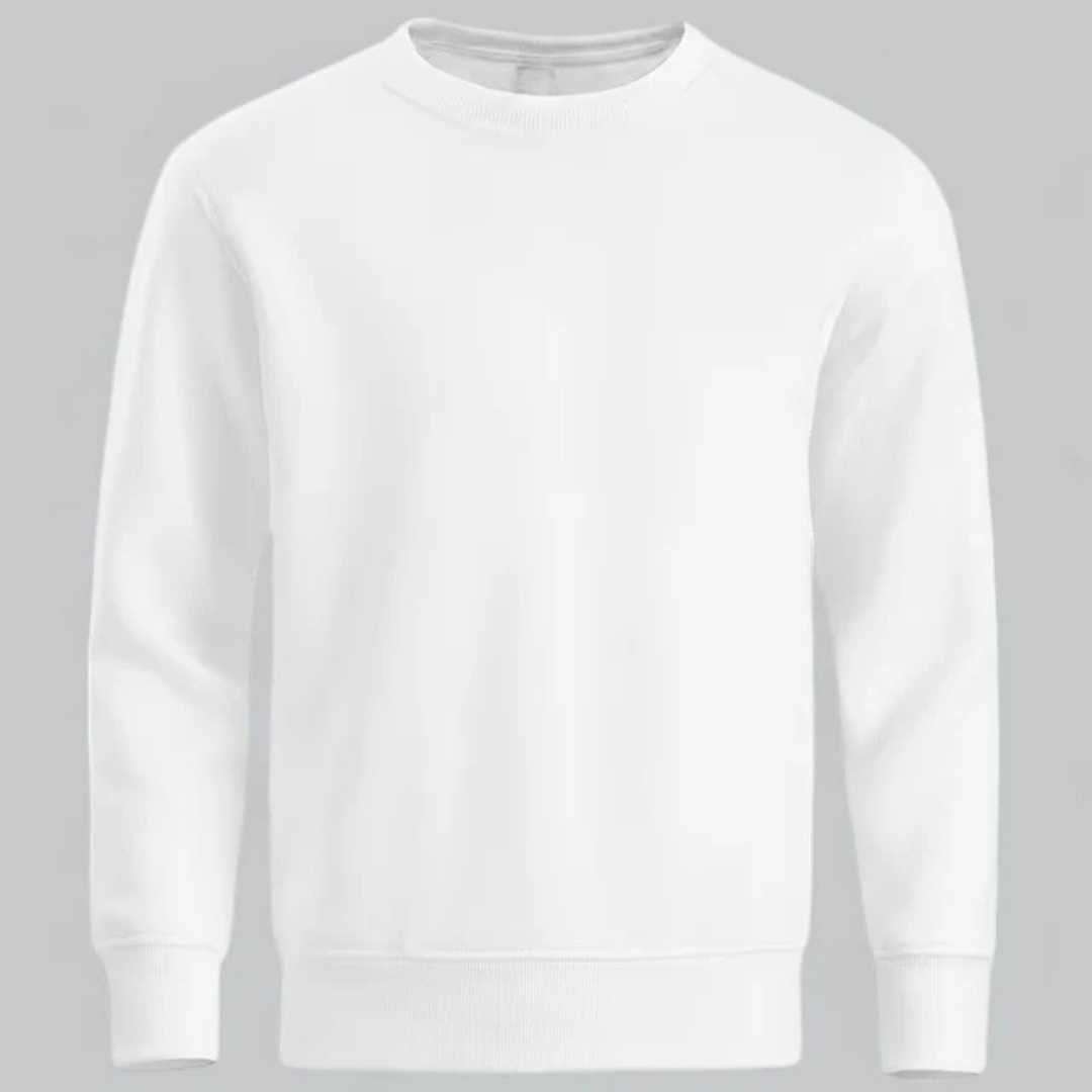 Sudadera de Cuello Redondo con Corte Recto para Hombre | Ideal para Uso Diario