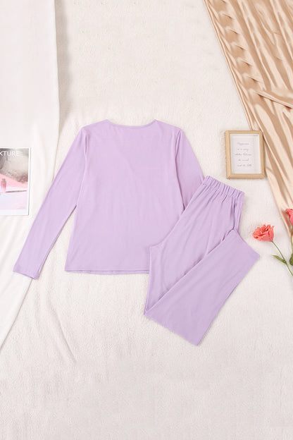 Conjunto De Dos Piezas con Top Cruzado y Pantalón Con Bolsillos para Adultos | Ideal para Uso Diario