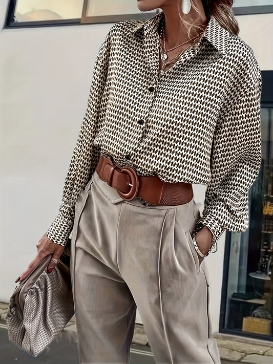 Blusa Con Corte Estructurado Y Detalles Integrados Para Mujer | Ideal Para Uso Diario Y Profesional