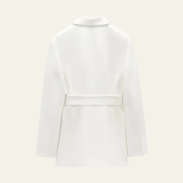 Conjunto De Dos Piezas Con Blazer Ceñido Y Pantalón De Corte Recto Para Mujer | Ideal Para Uso Profesional Y Diario