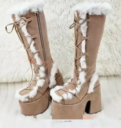 Botas de Invierno para Mujer con Suela Antideslizante | Ideal para Actividades al Aire Libre