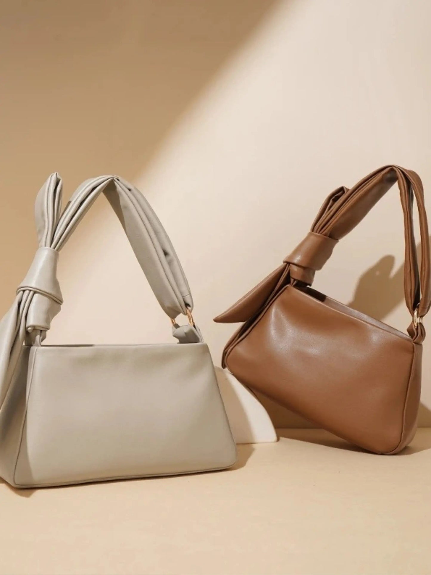 Bolso Compacto Con Asa Superior Anudada Y Bandolera Para Uso Diario | Ideal Para Salidas