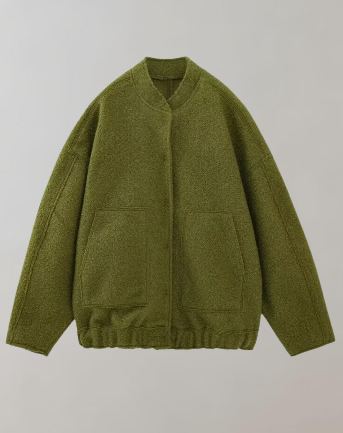 Chaqueta Tipo Bomber Con Diseño Holgado Para Mujer | Ideal Para Uso Diario