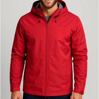 Chaqueta Con Capucha Y Bolsillos Laterales Para Hombre | Ideal Para Uso Diario Y Actividades Exteriores