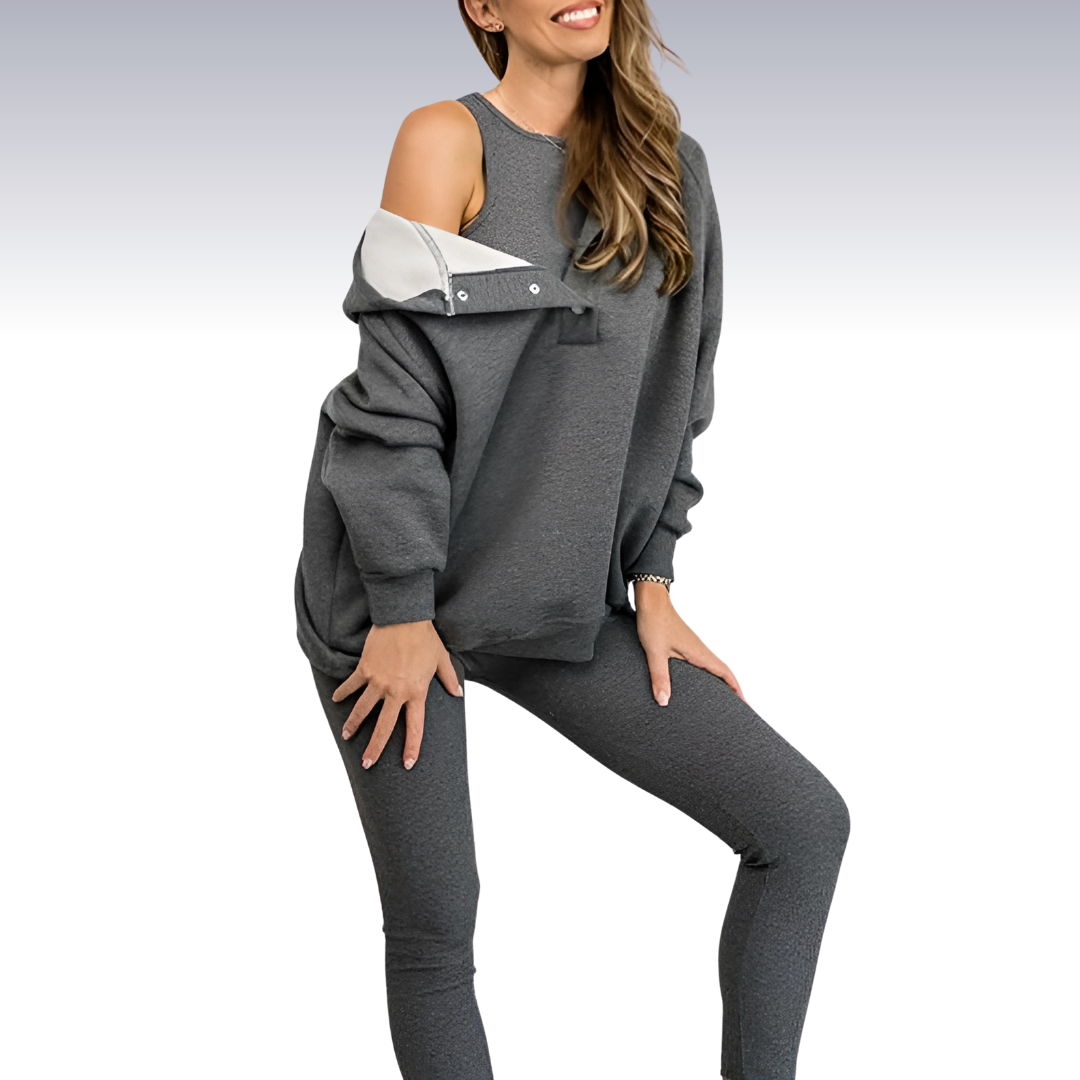 Conjunto Deportivo De 3 Piezas Con Diseño Coordinado Para Mujer | Ideal Para Entrenamiento Y Uso Diario