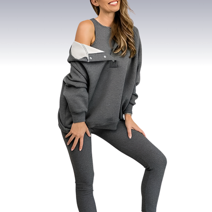Conjunto Deportivo De 3 Piezas Con Diseño Coordinado Para Mujer | Ideal Para Entrenamiento Y Uso Diario