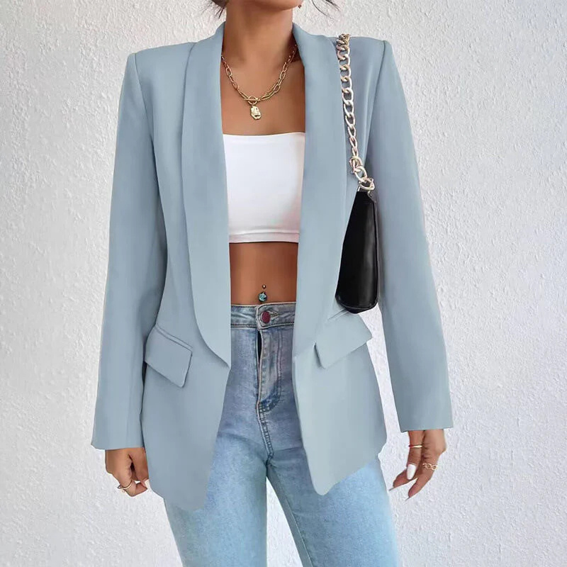 Chaqueta con Corte Entallado y Estructurado para Mujer | Ideal para Uso Profesional y Diario