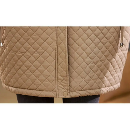 Chaqueta Acolchada con Cierre De Cremallera para Mujer | Ideal para Otoño E Invierno